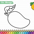 Mango Cartoon Coloring Pages