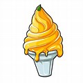 Mango Ice Cream Cartoon