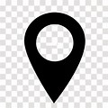 Map Marker Icon Vector with No Background