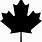 Maple Leaf Silhouette SVG