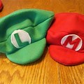 Mario Foam Sheet Hat Template