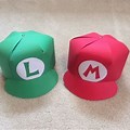 Mario Hat DIY Paper Template