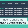 Mega Drop Down Menu