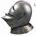 Medieval Knight Helmet Side View