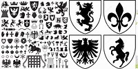 Medieval Symbols Black and White