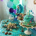 Mermaid Birthday Party Table Decorations