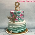 Mermaid Theme Birthday Party Cake