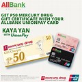 Mercury Drug Credit Card