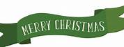 Merry Christmas Banner SVG