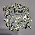 Merry Christmas Die Cut