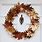 Metal Leaf Wreath