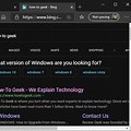 Microsoft Edge Dark Mode On Search Page