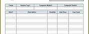 Microsoft Publisher Invoice Template