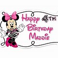 Minnie Mouse Happy Birthday Clip Art