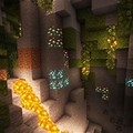 Minecraft Cave Background Ores