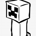 Minecraft Creeper Clip Art Black and White