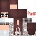 Minecraft HD Anime Skin Template 64X64