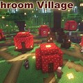 Minecraft Mushroom Village Background