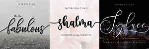 Modern Calligraphy Fonts Free Download