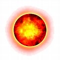 Moon On Fire Transparent PNG