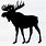 Moose Silhouette Clip Art Free