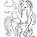 Mom and Baby Unicorn Coloring Page