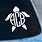 Monogram Turtle Decal