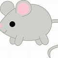 Mouse Gray Cartoon Rat