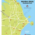 Nusa Dua Bali Map with Attractions