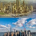 NYC Skyline Then Vs. Now