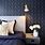 Navy Blue Bedroom Wallpaper