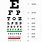 NearSighted Eye Chart