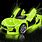 Neon Green Car