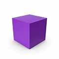 No Texture Cube Purple