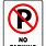 No-Parking Signs