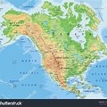 North America Physical Map High Resolution