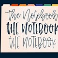 Notebook Cover Font