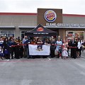 Now Open Burger King Sign