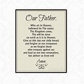 Our Father Prayer Copy/Paste