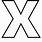 Outline of Letter X