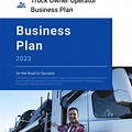 Owner Operator Business Plan PDF