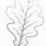 Oak Leaf Coloring Page