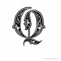 Old English Cursive Letter Q