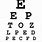 Old Eye Chart