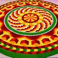 Onam Festival Rangoli Kolam