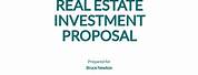 One Page Real Estate Investment Proposal Template