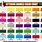 One Shot Sign Paint Color Chart