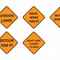 Orange Road Signs NC