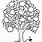 Orange Tree Coloring Page