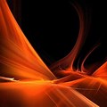 Orange and Black Abstract Wallpaper 1920X1080